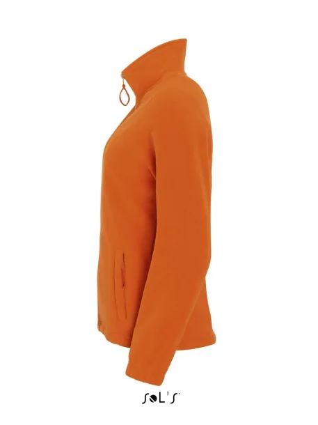 SOL'S NORTH  WOMEN - ZIPPED FLEECE JACKET - SOL'S Orange