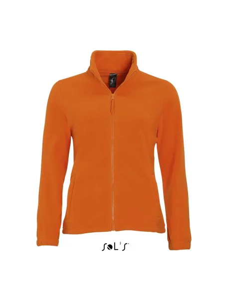 SOL'S NORTH  WOMEN - ZIPPED FLEECE JACKET - SOL'S Orange