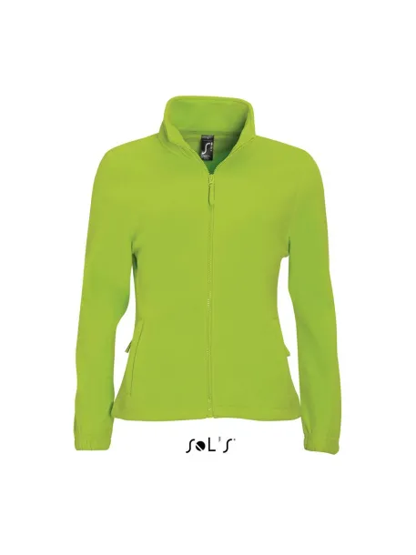 SOL'S NORTH  WOMEN - ZIPPED FLEECE JACKET - SOL'S Lime