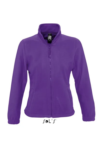 SOL'S NORTH  WOMEN - ZIPPED FLEECE JACKET - SOL'S Dark purple