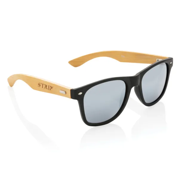  FSC® Bamboo and RCS recycled plastic sunglasses - XD Collection Black 