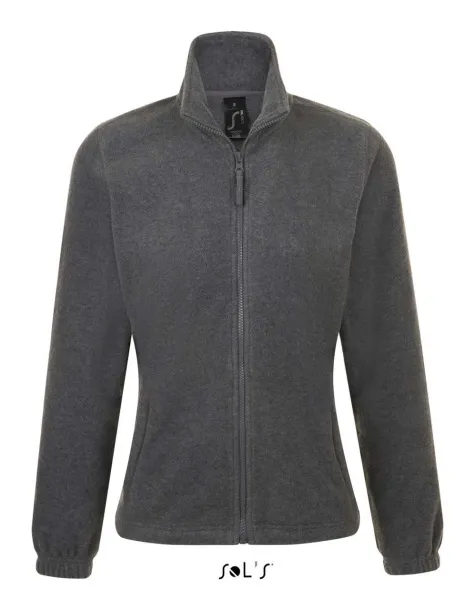 SOL'S NORTH  WOMEN - ZIPPED FLEECE JACKET - SOL'S Grey Melange