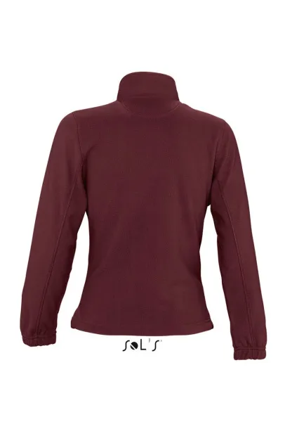 SOL'S NORTH  WOMEN - ZIPPED FLEECE JACKET - SOL'S Burgundy