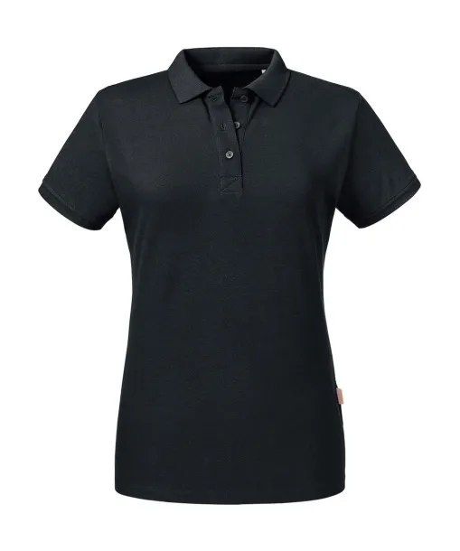  Ladies' Pure Organic Polo - Russell Pure Organic Black