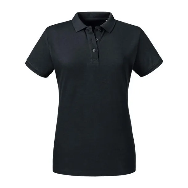  Ladies' Pure Organic Polo - Russell Pure Organic Black