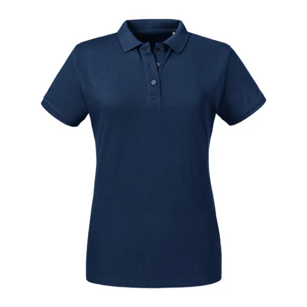  Ženska polo majica od organskog pamuka, 215 g/m² - Russell Pure Organic French Navy