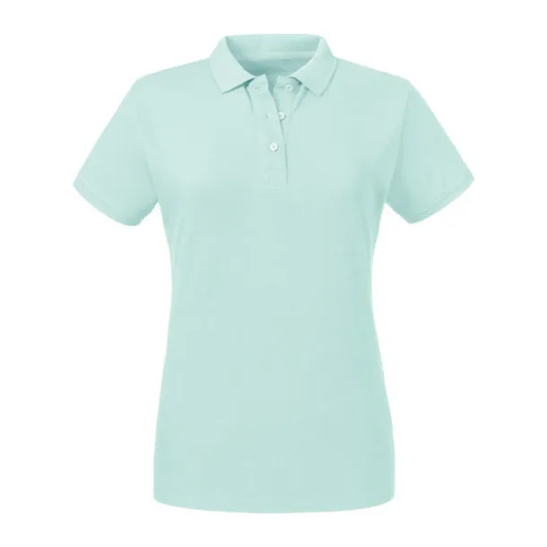  Ženska polo majica od organskog pamuka, 215 g/m² - Russell Pure Organic Aqua