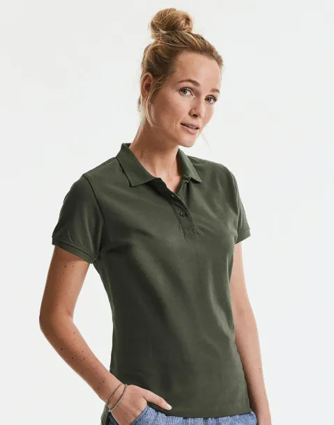  Ženska polo majica od organskog pamuka, 215 g/m² - Russell Pure Organic