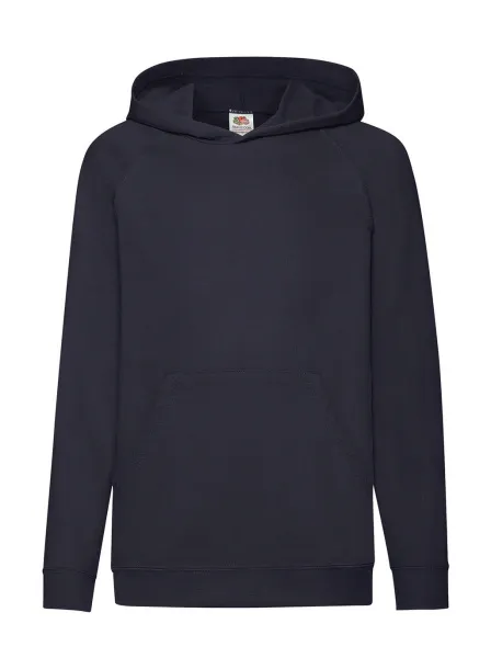  Dječji lagani hoodie - Fruit of the Loom Deep Navy