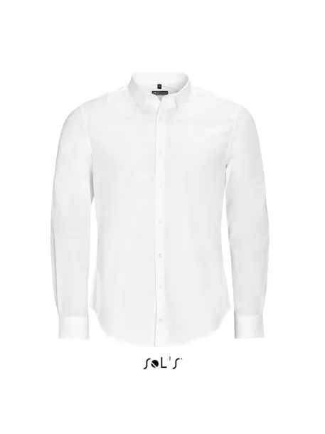  SOL'S BLAKE MEN - LONG SLEEVE STRETCH SHIRT - SOL'S White