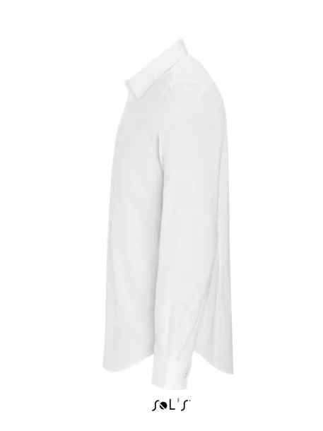  SOL'S BLAKE MEN - LONG SLEEVE STRETCH SHIRT - SOL'S White