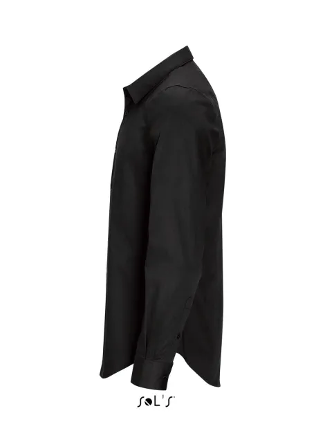  SOL'S BLAKE MEN - LONG SLEEVE STRETCH SHIRT - SOL'S Black