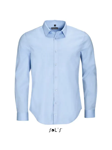  SOL'S BLAKE MEN - LONG SLEEVE STRETCH SHIRT - SOL'S Light Blue