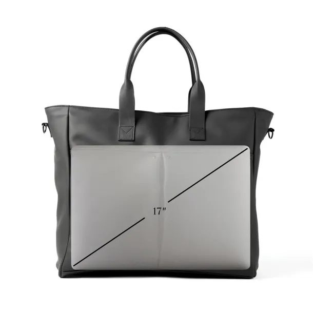  VINGA Baltimore hibridna poslovna torba, 15" - Vinga Crna