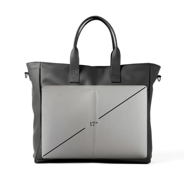  VINGA Baltimore hibridna poslovna torba, 15" - Vinga Crna