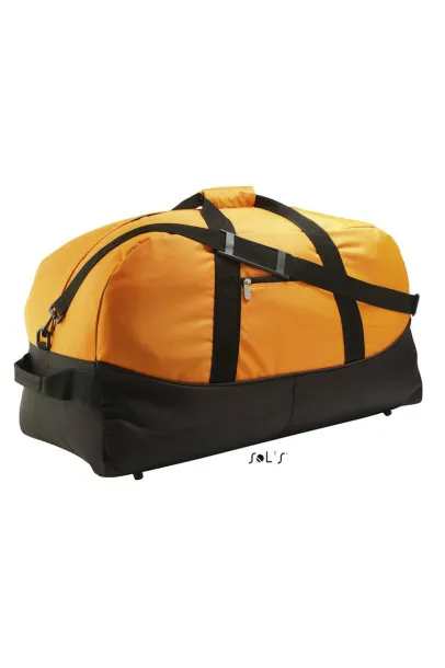  SOL'S STADIUM 65 - TWO COLOUR 600D POLYESTER TRAVEL/SPORTS BAG - SOL'S Orange