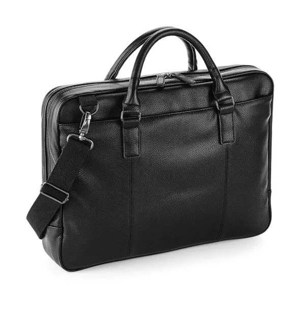  NuHide™ Slimline Laptop Brief - Quadra Black