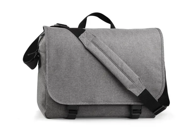  Dvobojna laptop torba za rame, 15.6" - Bagbase Grey Marl