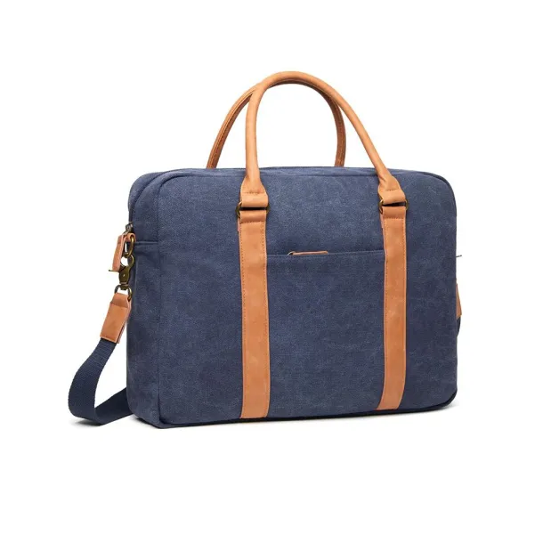  VINGA Bosler canvas computer bag - Vinga navy 