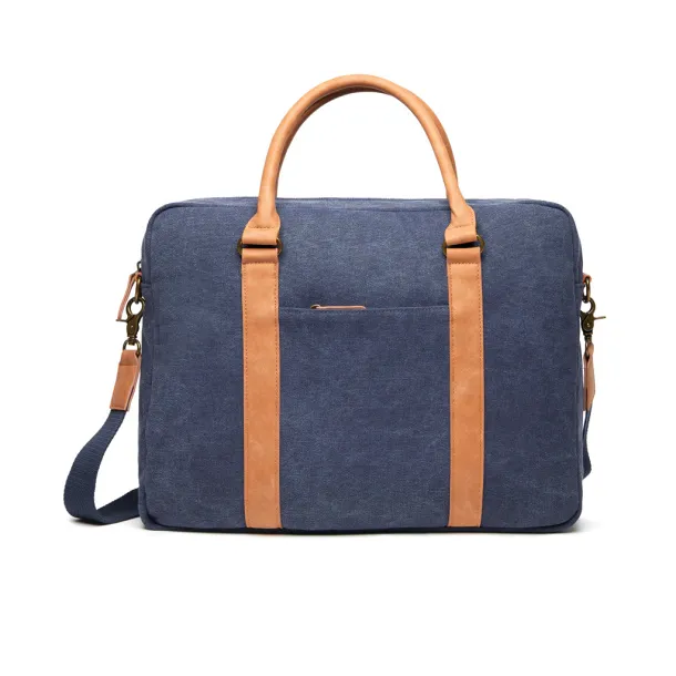  VINGA Bosler canvas computer bag - Vinga navy 