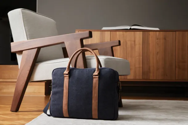  VINGA Bosler platnena torba za laptop, 16" - Vinga navy