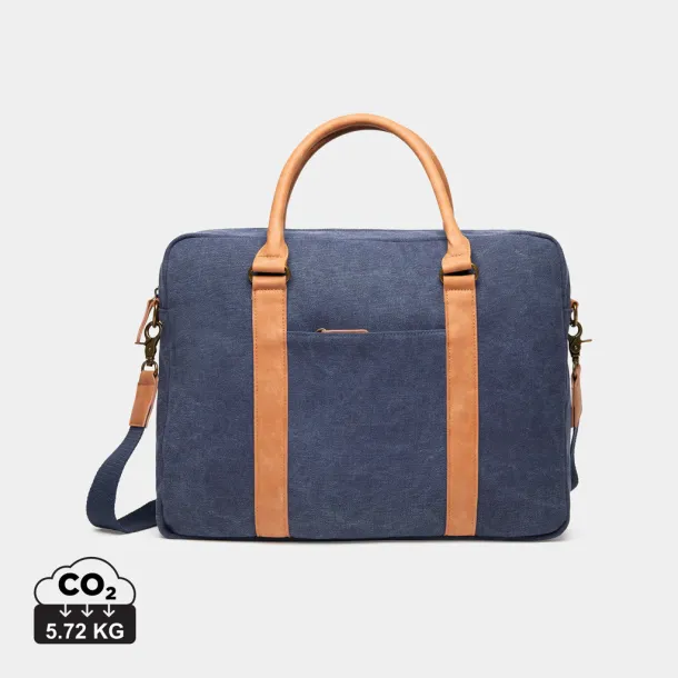  VINGA Bosler canvas computer bag - Vinga navy 