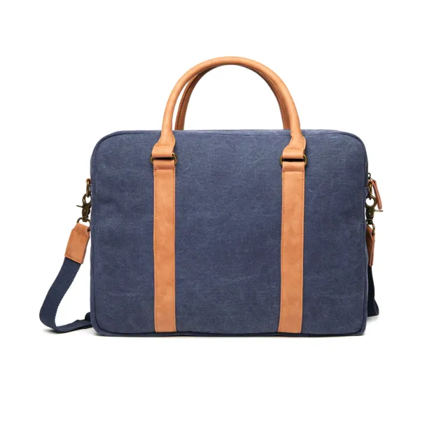  VINGA Bosler canvas computer bag - Vinga navy 