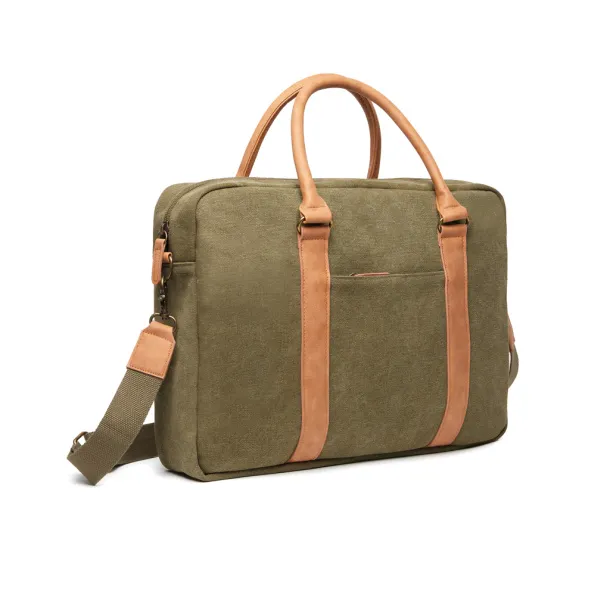  VINGA Bosler platnena torba za laptop, 16" - Vinga Zelena