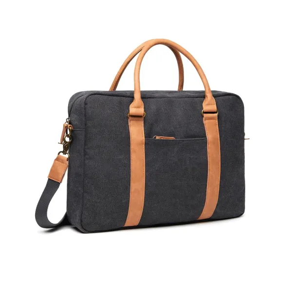  VINGA Bosler canvas computer bag - Vinga black 