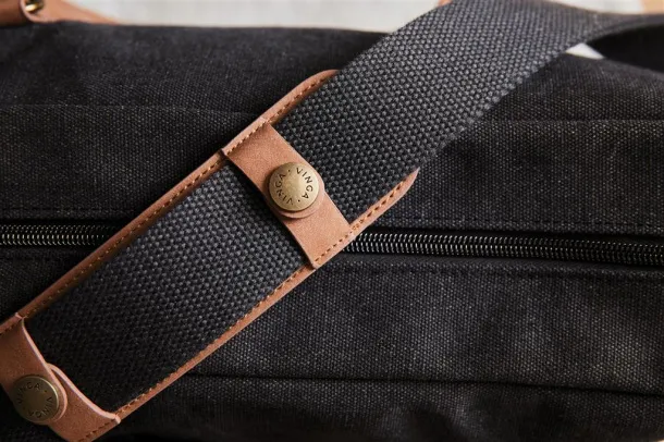  VINGA Bosler canvas computer bag - Vinga Crna