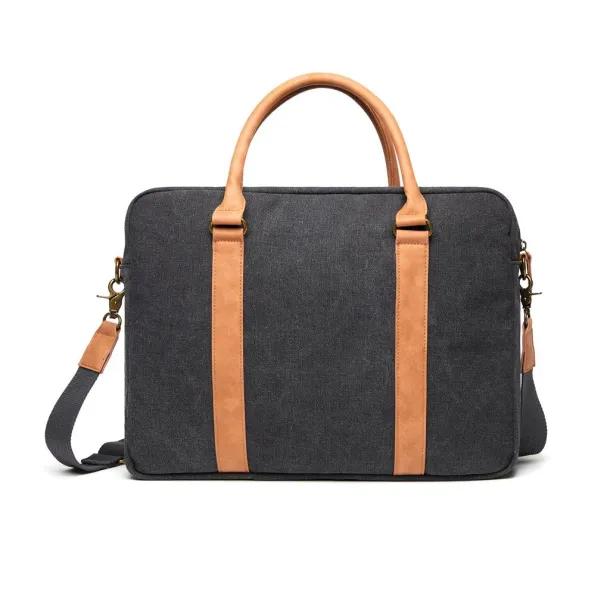  VINGA Bosler canvas computer bag - Vinga black 