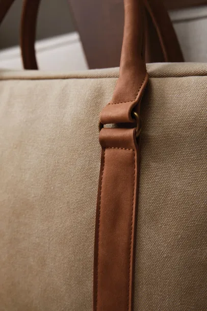  VINGA Bosler platnena torba za laptop, 16" - Vinga beige