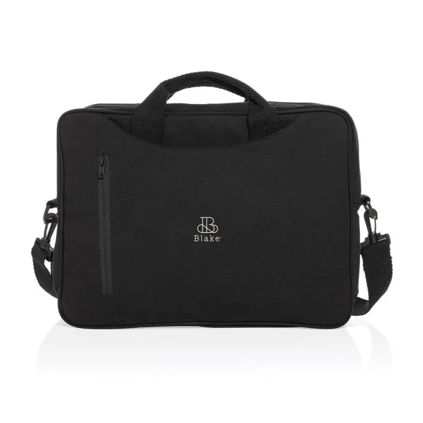  Laluka AWARE™ torba za 15,4" laptop od recikliranog pamuka - XD Collection Crna 