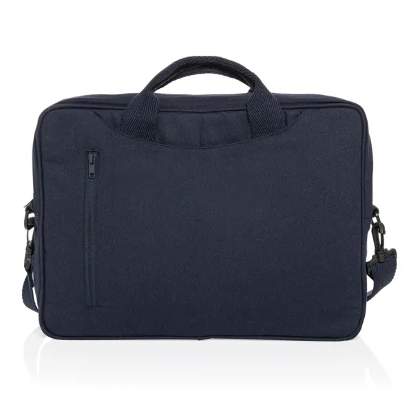  Laluka AWARE™ recycled cotton 15.4 inch laptop bag - XD Collection blue 