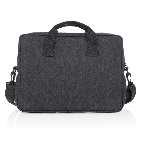  Laluka AWARE™ recycled cotton 15.4 inch laptop bag - XD Collection Anthracite 