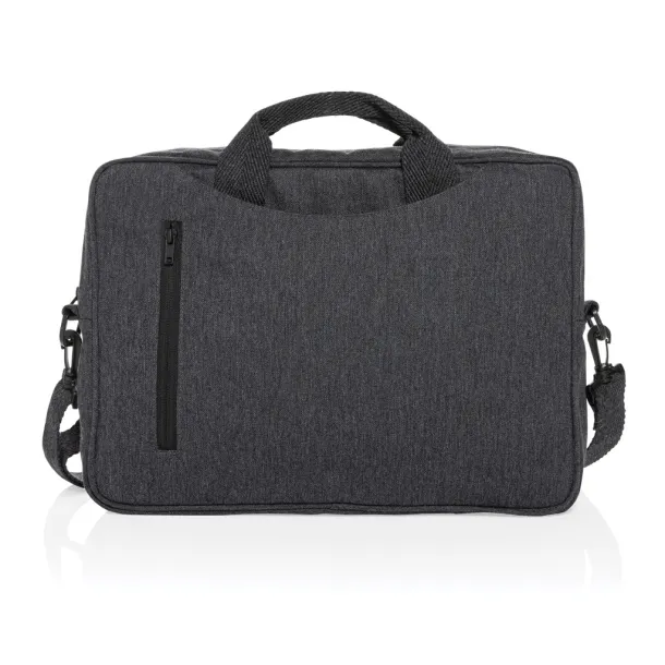  Laluka AWARE™ recycled cotton 15.4 inch laptop bag - XD Collection Anthracite 