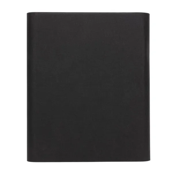  5000 mAh power notebook A5 with wireless charging Black