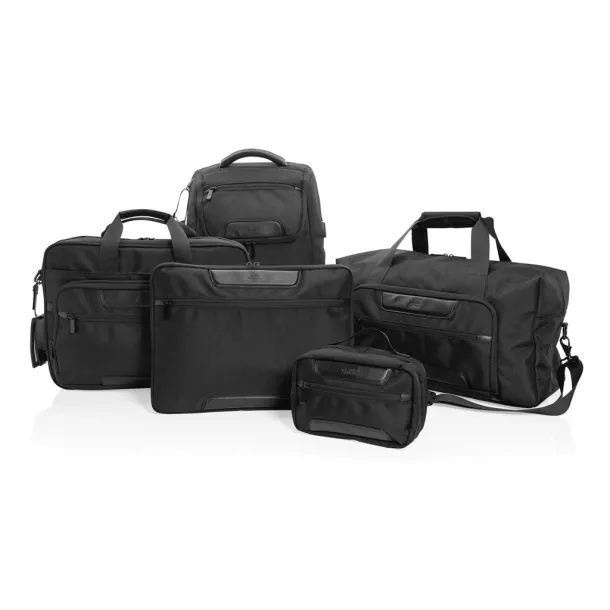  Swiss Peak AWARE™ RPET Voyager 15.6" laptop bag - Swiss Peak Black 