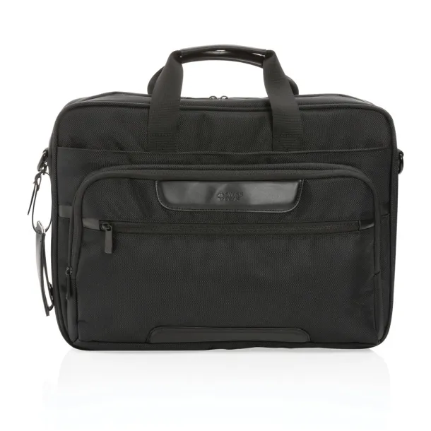  Swiss Peak AWARE™ RPET Voyager 15.6" laptop bag - Swiss Peak Black 