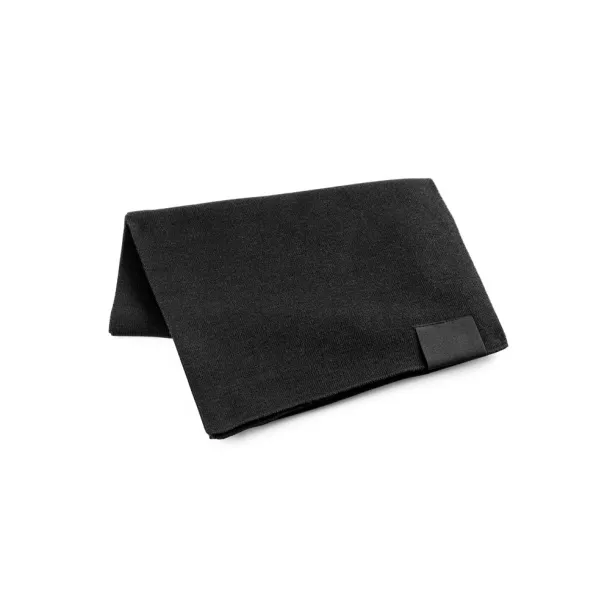 SERENITY Recycled polyester scarf (100% rPET) Black