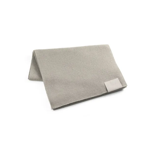 SERENITY Recycled polyester scarf (100% rPET) Light grey