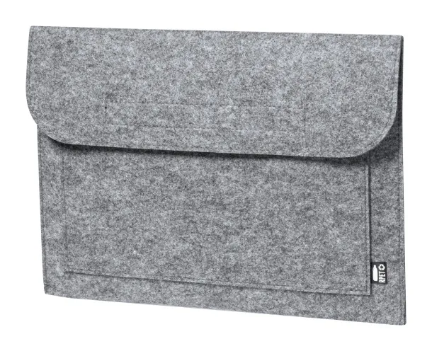 Feddox RPET laptop pouch Grey