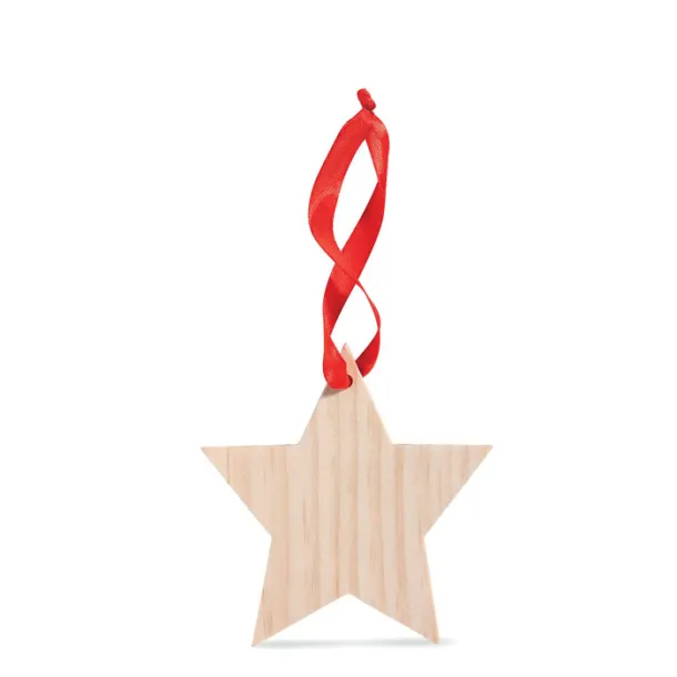 WOOSTAR Star shaped hanger Wood