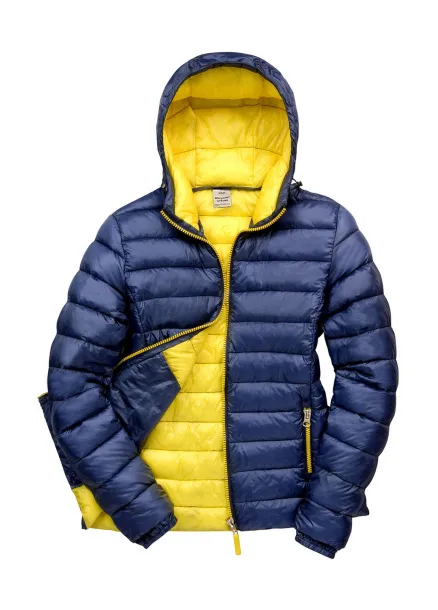  Ladies' Snow Bird Hooded Jacket - Result Urban Navy Yellow