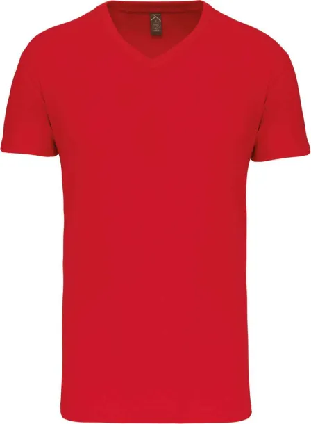  MEN'S BIO150 V-NECK T-SHIRT - 145 g/m² - Kariban Red