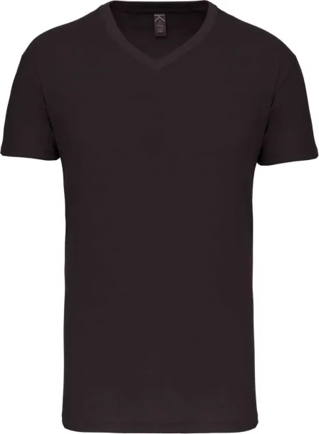  MEN'S BIO150 V-NECK T-SHIRT - 145 g/m² - Kariban Tamno siva
