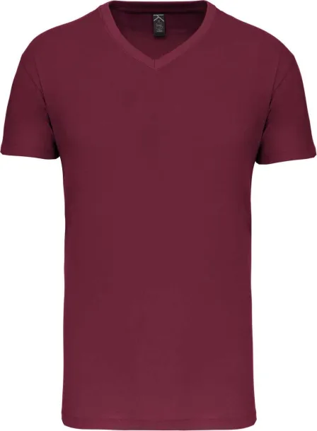  MEN'S BIO150 V-NECK T-SHIRT - 145 g/m² - Kariban Wine