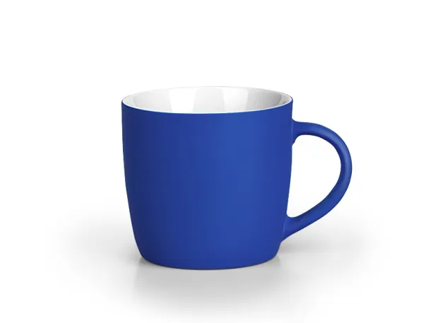 SOFT BERRY stoneware mug with rubberized finish Royal blue