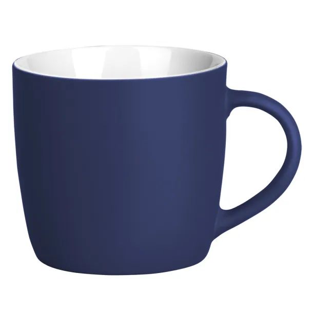 SOFT BERRY stoneware mug with rubberized finish Blue