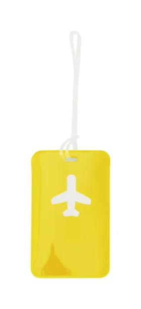 Denver luggage tag Yellow